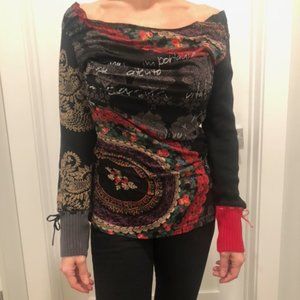 Disegual Cowl neck Sweater size L